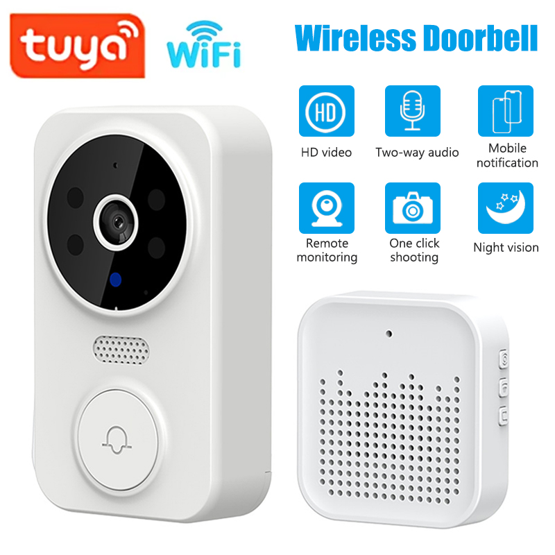 Home Security Deals - واي فاي الذكية جرس باب يتضمن