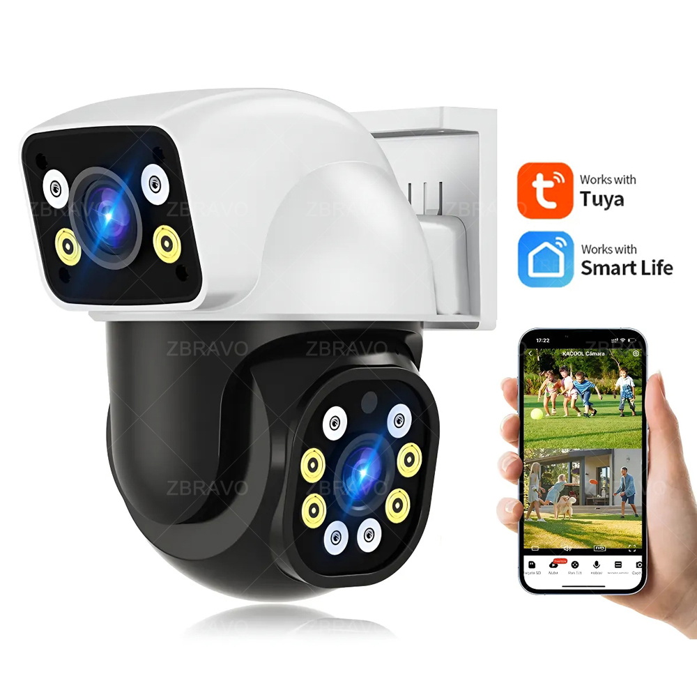 Home Security With Monitoring - كاميرا خارجية ذكية واي فاي تويا