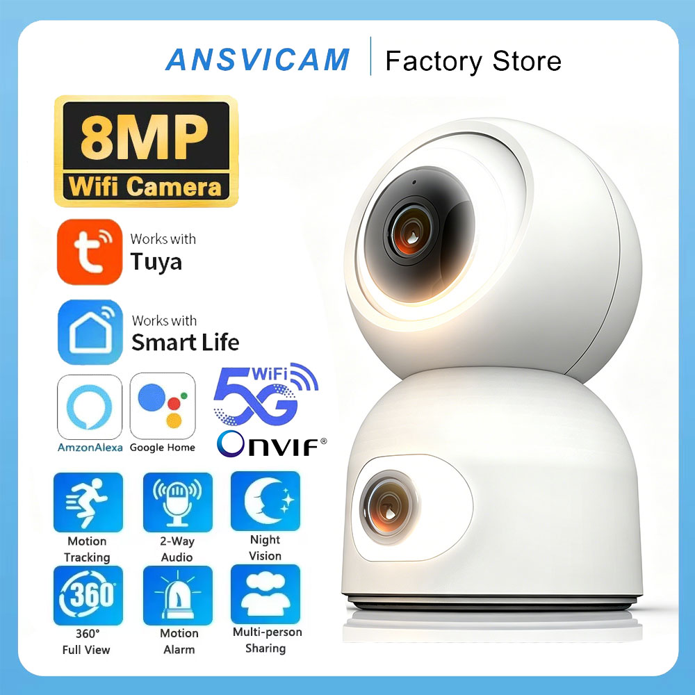 Home Security Google Camera - كاميرا مراقبة الأطفال ANSVICAM بدقة 8