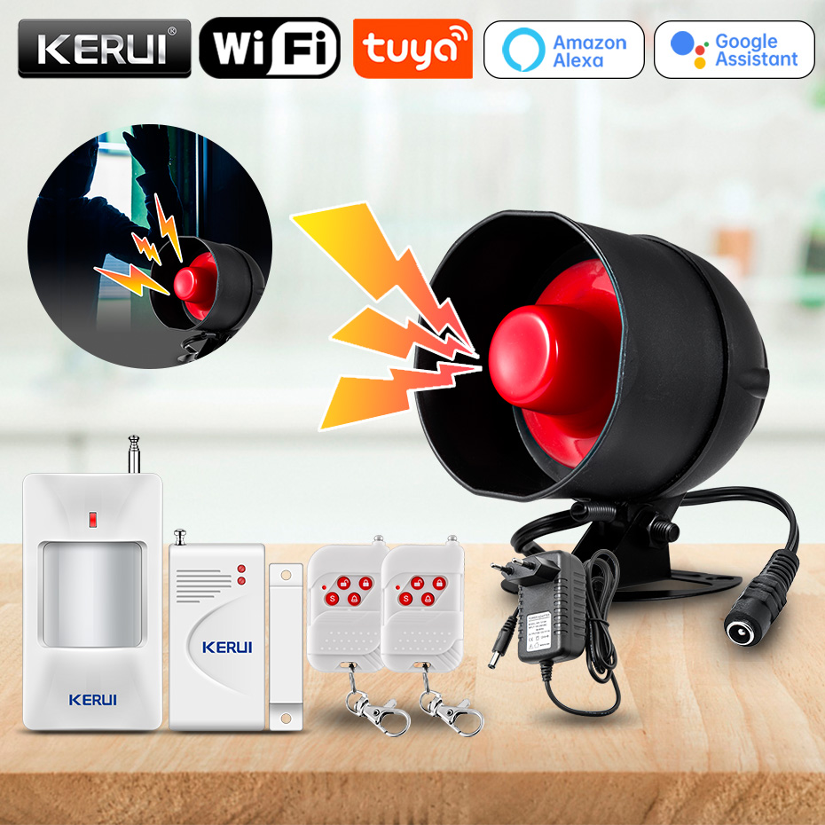 Home Security Deals - KERUI Tuya Smart WIFI نظام إنذار