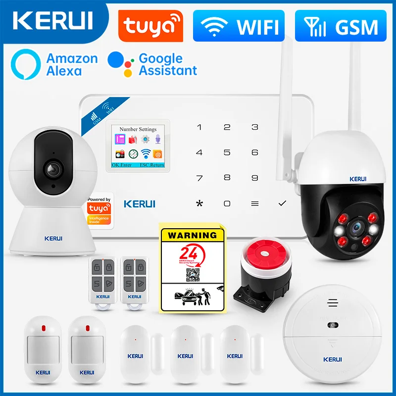 Home Security Google Camera - KERUI W181 نظام إنذار أمن المنزل