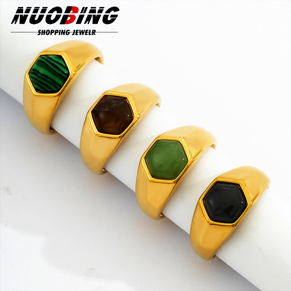 Home Security Ring - مسدس لامعة مكعب زركونيا الفولاذ المقاوم