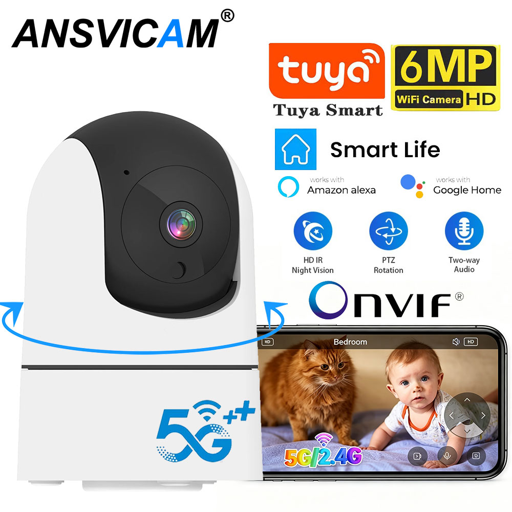 كاميرا IP صغيرة بدقة 2K 6 ميجا - مراجعة Home Security Google Camera وسعره