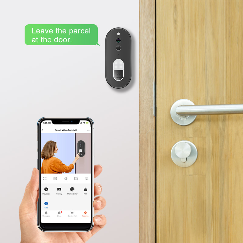 جرس باب ذكي لاسلكي واي فاي بدق - مراجعة Home Security Google Camera وسعره