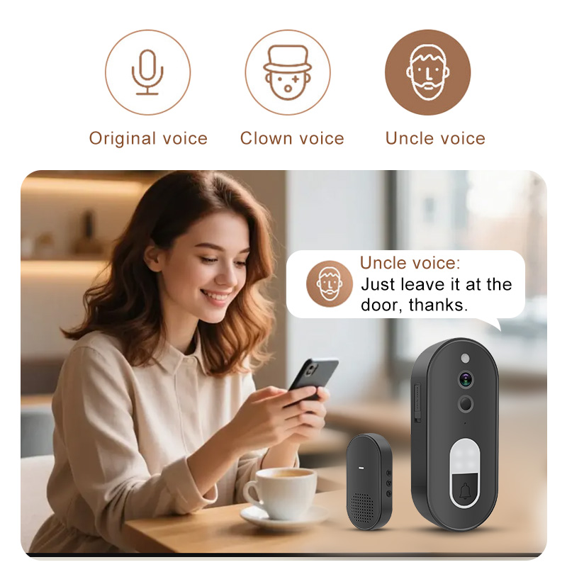 جرس باب ذكي لاسلكي واي فاي بدق - مراجعة Home Security Google Camera وسعره