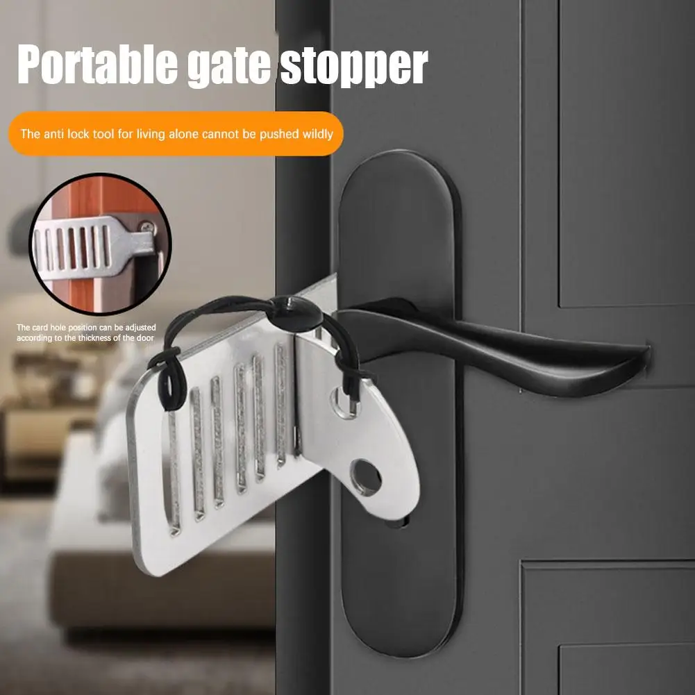 قفل الباب أمان للسفر، سدادات ق - مراجعة Home Security Jammers وسعره