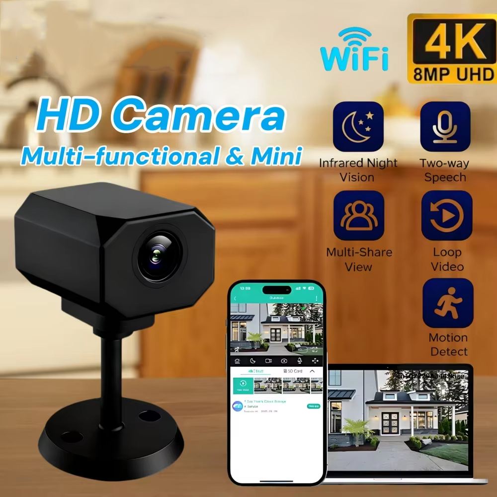 كاميرا أمان WiFi بدقة 4K للمنز - مراجعة Home Security Cameras وسعره