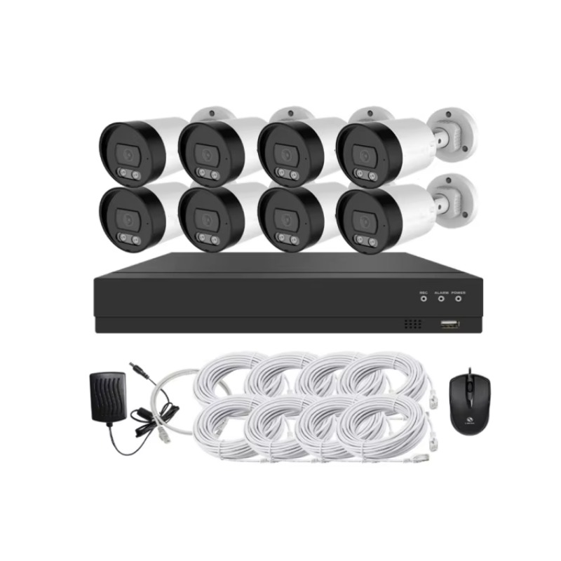طقم كاميرات مراقبة 4 قنوات و8  - مراجعة Home Security Cameras وسعره