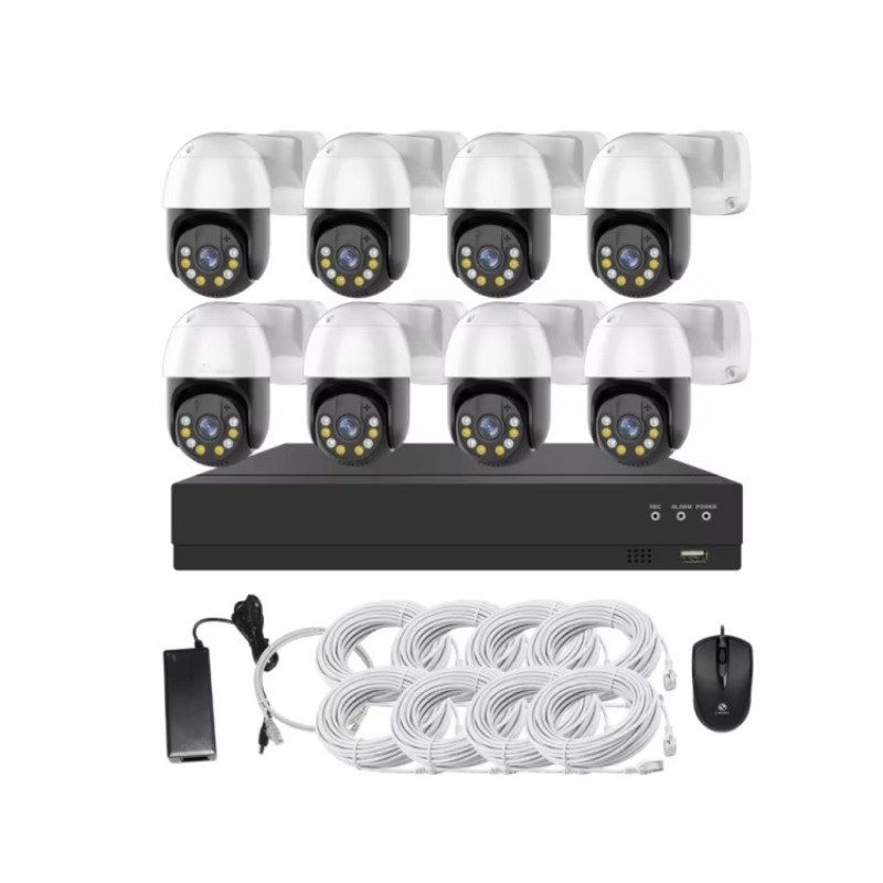 طقم كاميرات مراقبة 4 قنوات و8  - مراجعة Home Security Cameras وسعره