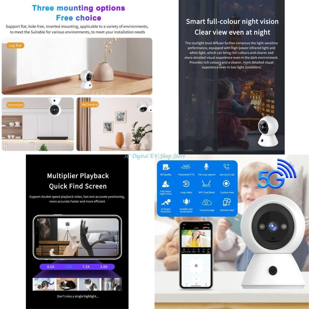 كاميرا E74D 1080P واي فاي لاسل - مراجعة Home Security Images وسعره