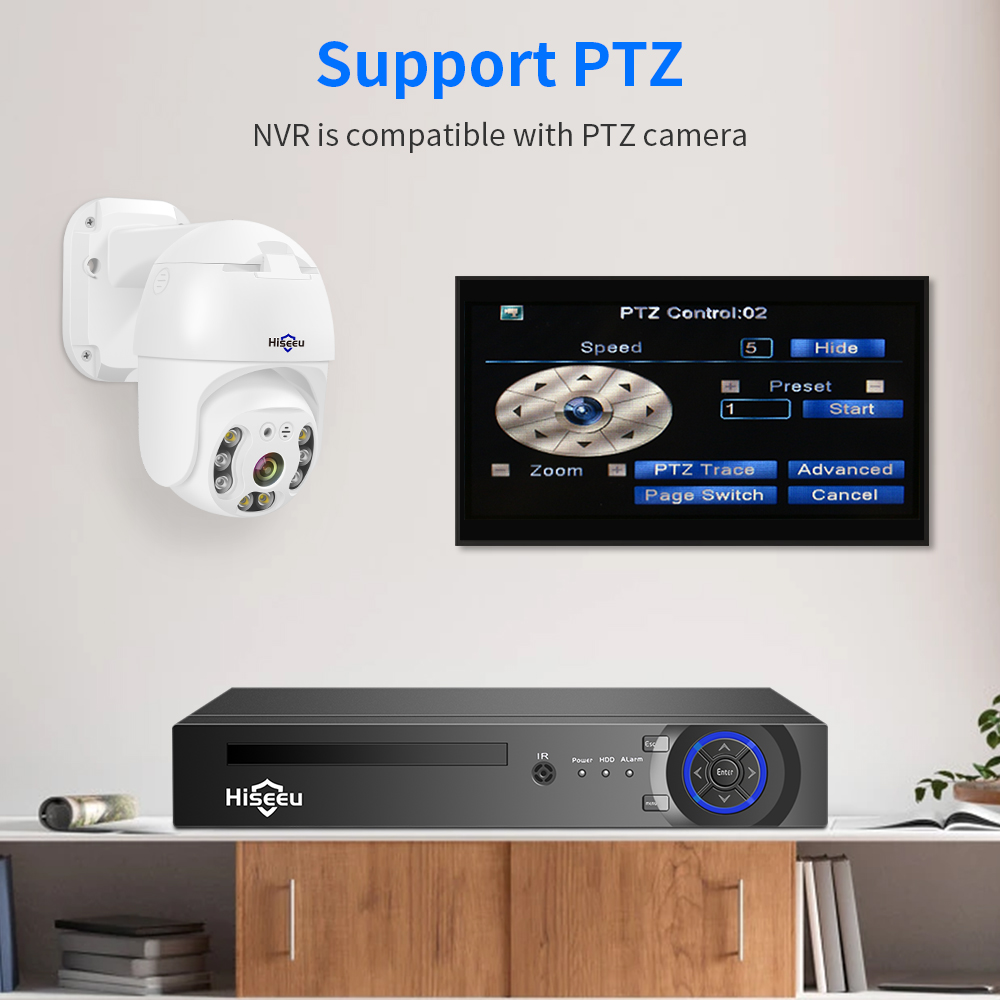 Hiseeu 4CH 10CH 16CH 4K 8MP 5M - مراجعة Home Security Cameras وسعره