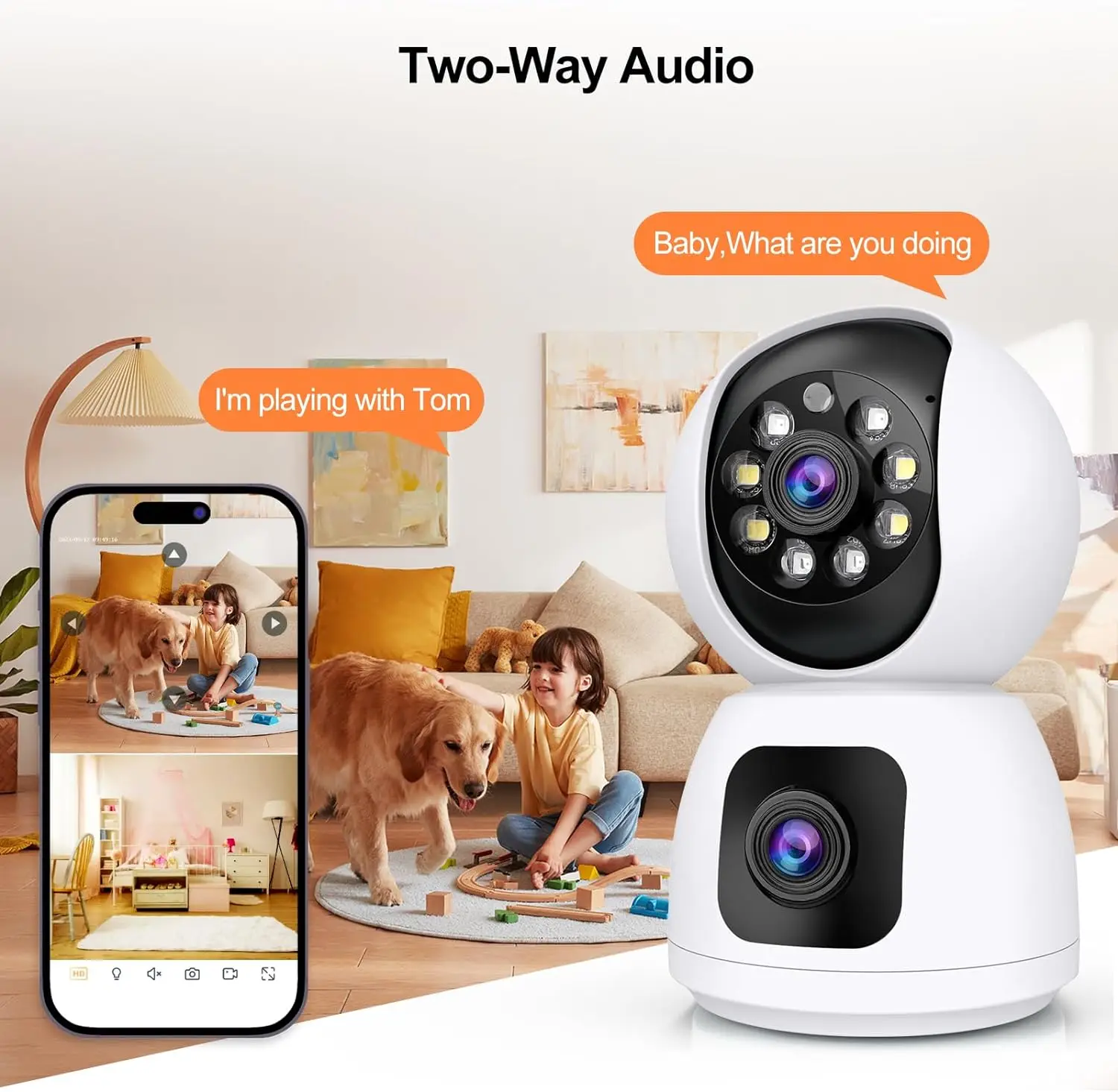 Tuya 4K 8MP HD واي فاي كاميرا  - مراجعة Home Security Google Camera وسعره