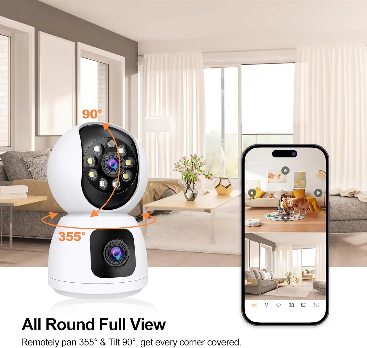 Tuya 4K 8MP HD واي فاي كاميرا  - مراجعة Home Security Google Camera وسعره