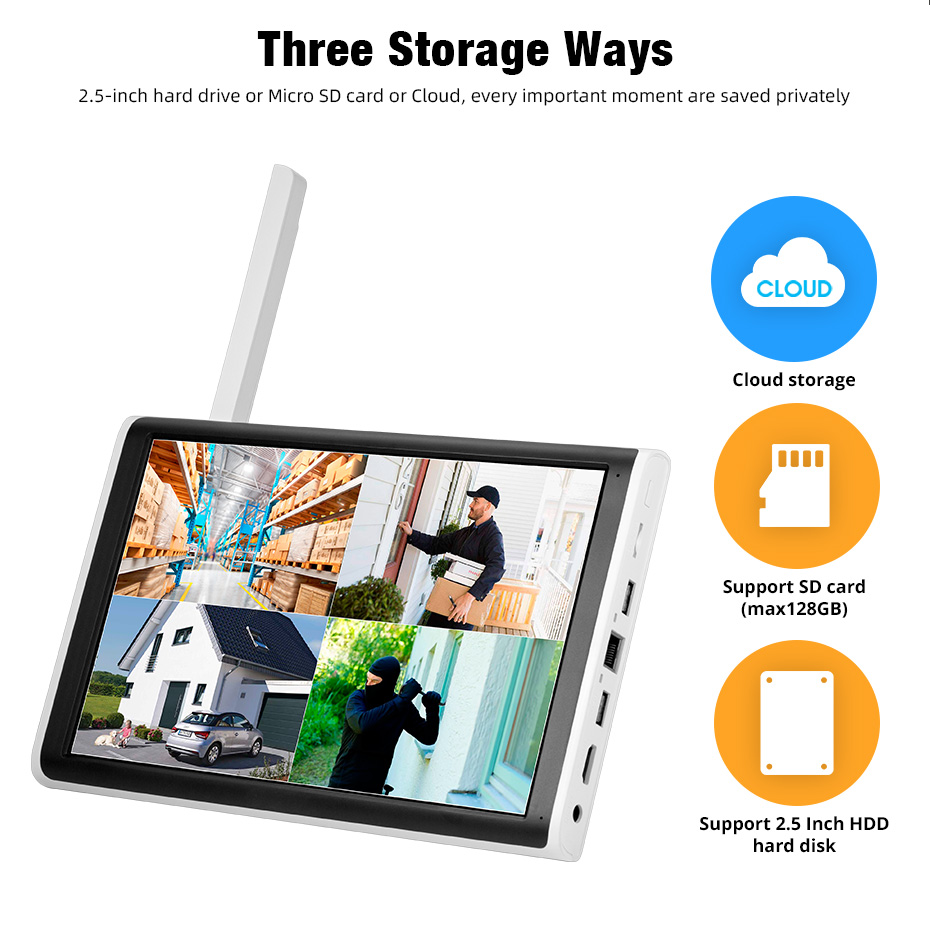 KERUI 2K 3K 4MP 8CH NVR WIFI O - مراجعة Home Security With Monitoring وسعره