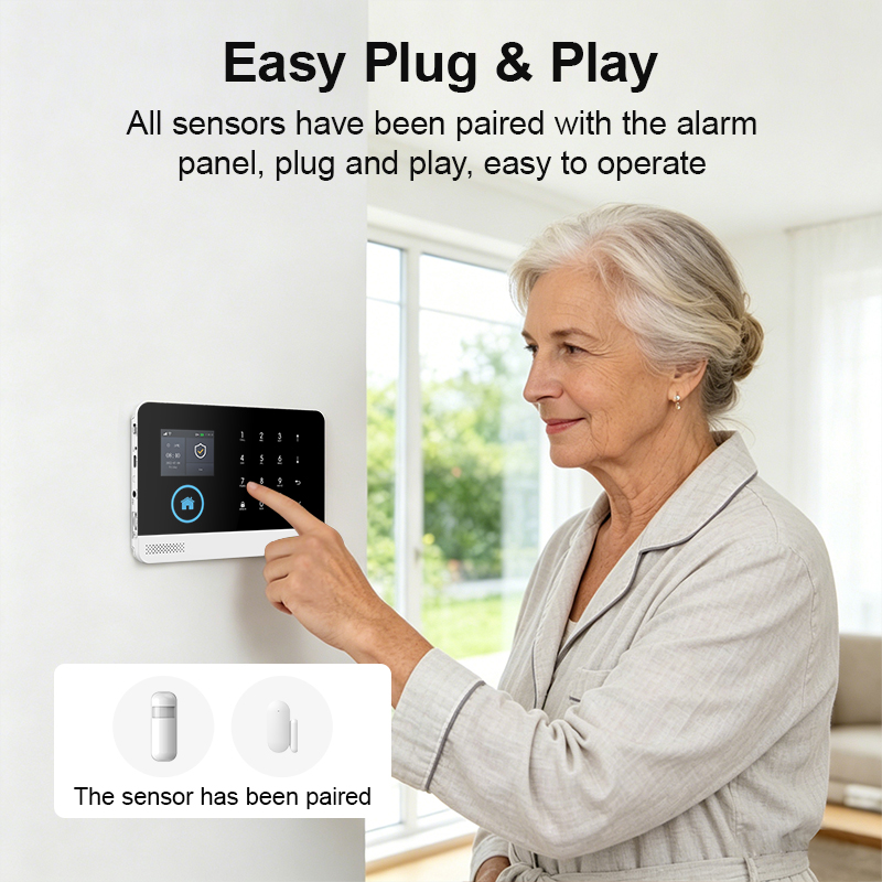 نظام إنذار أمان منزلي ذكي من P - مراجعة Home Security Deals وسعره