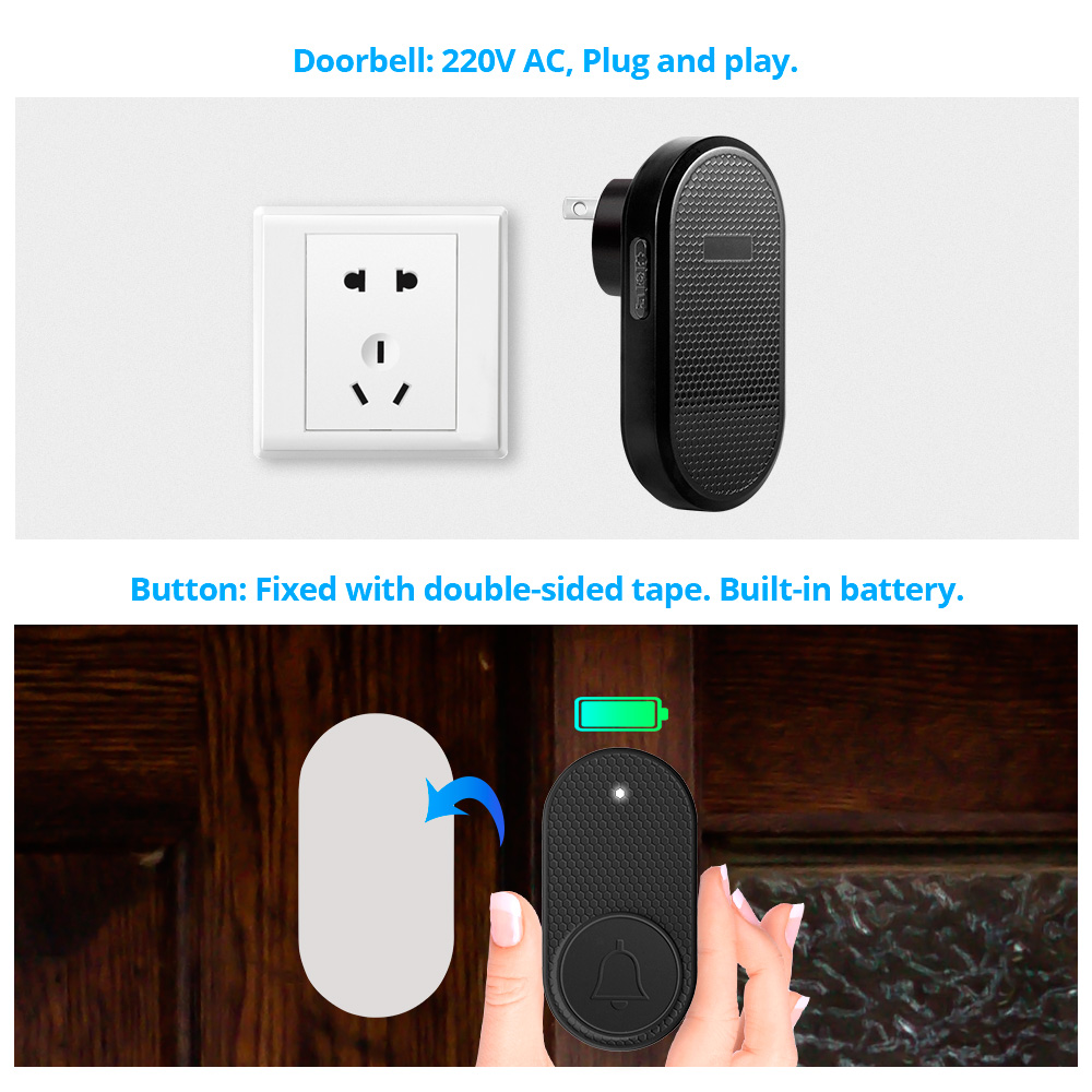 M558 جرس الباب الذكي اللاسلكي  - مراجعة Home Security Deals وسعره