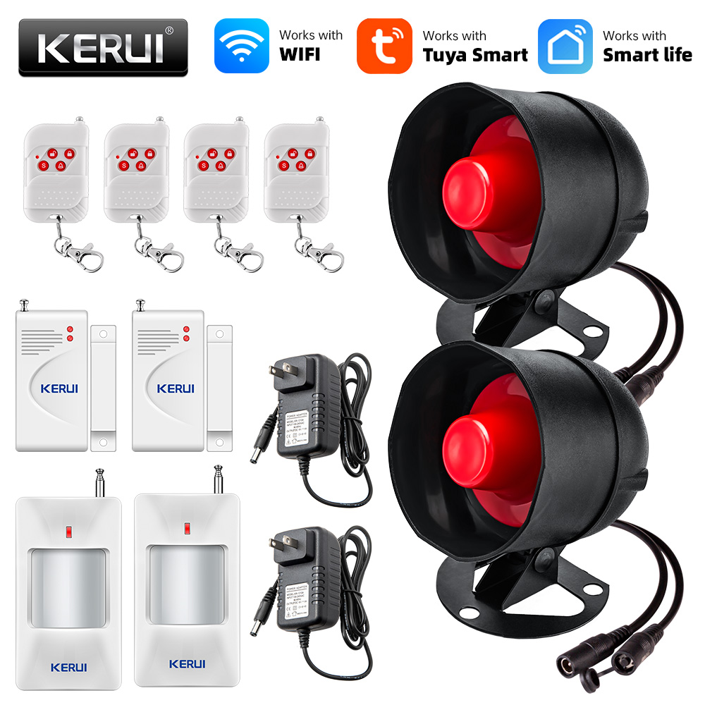 KERUI Tuya Smart WIFI نظام إنذ - مراجعة Home Security Deals وسعره