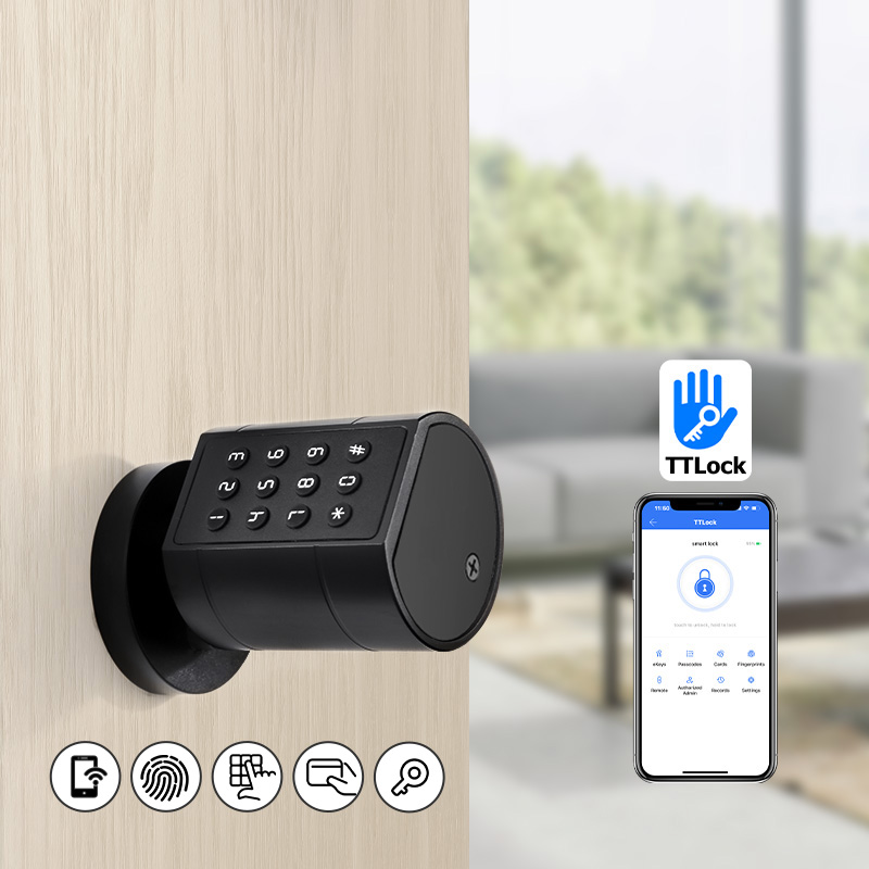 قفل باب أسطواني أوروبي ذكي ttl - مراجعة Home Security Battery وسعره