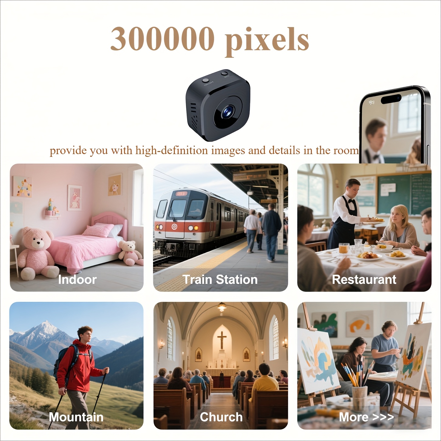 1080P HD كاميرا واي فاي صغيرة  - مراجعة Home Security Cameras وسعره