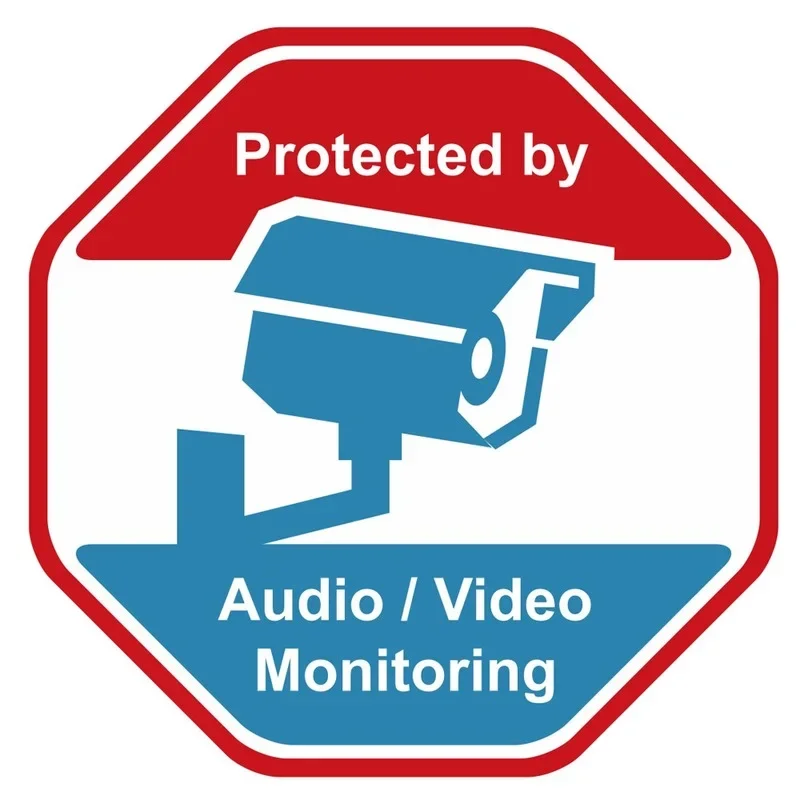 بطاقة تحذيرية لاصقة للكاميرات  - مراجعة Home Security Cameras وسعره