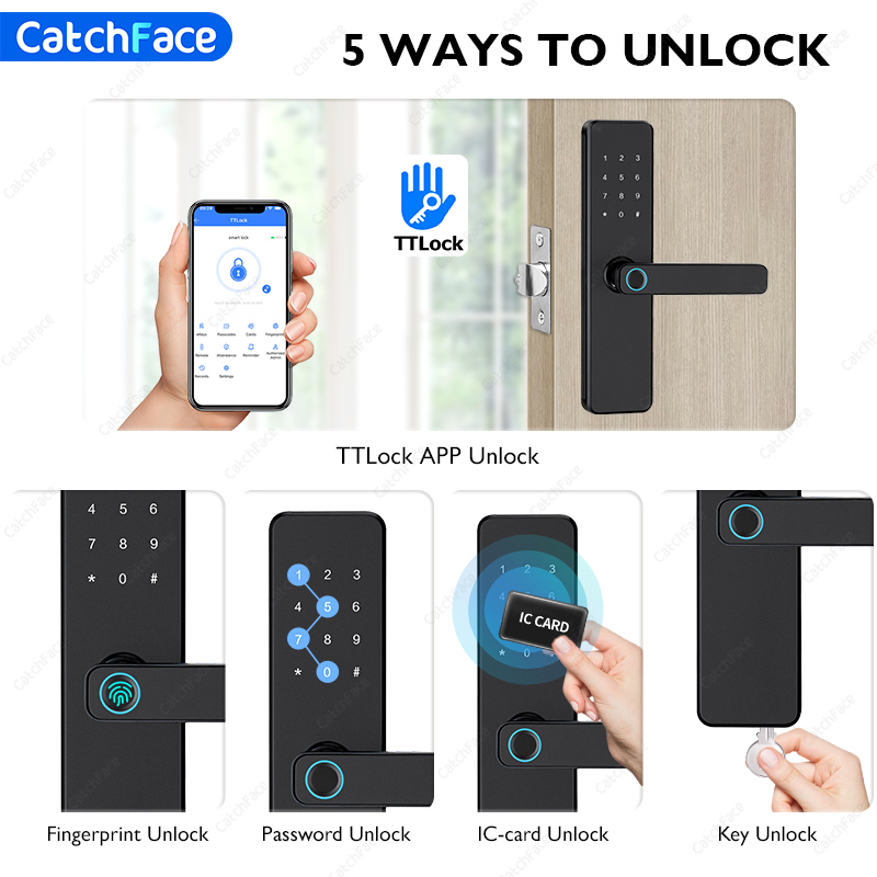 قفل الباب الذكي ببصمة الإصبع م - مراجعة Home Security Battery وسعره
