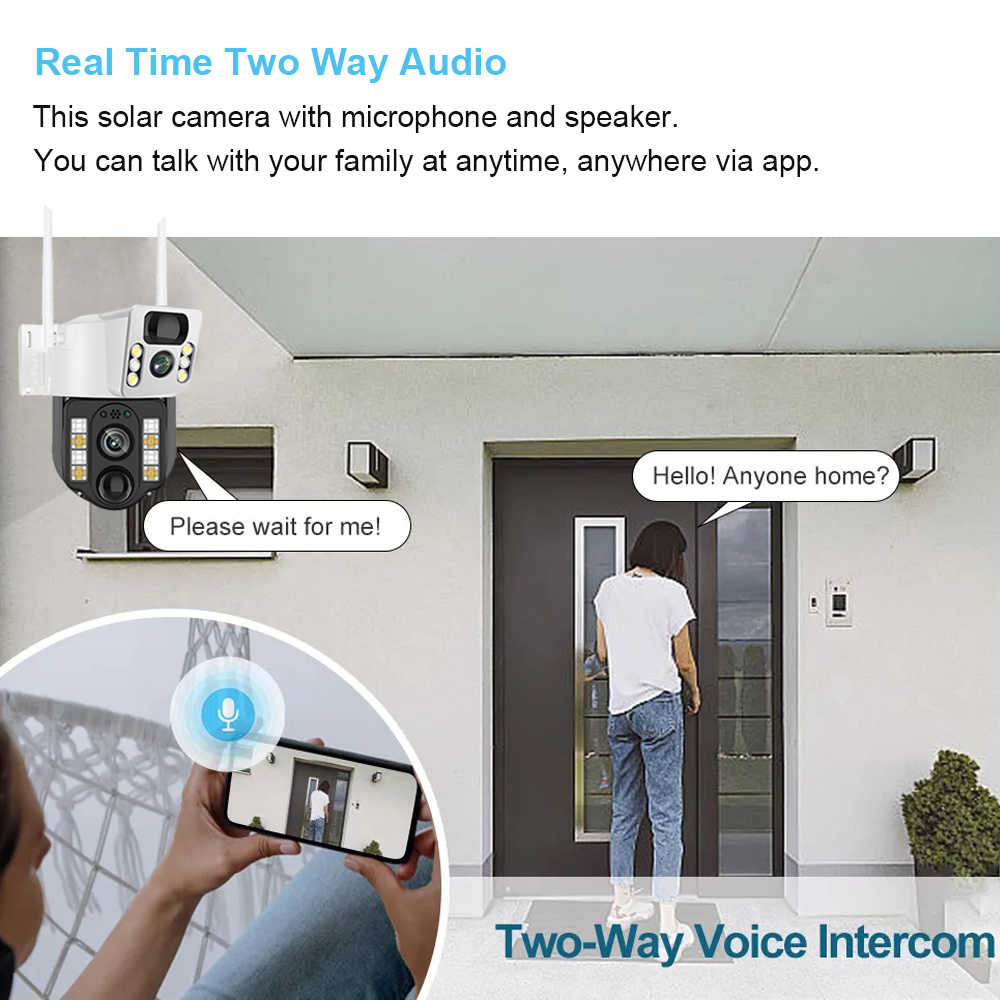 كاميرا مراقبة CCTV شمسية خارجي - مراجعة Home Security Battery وسعره