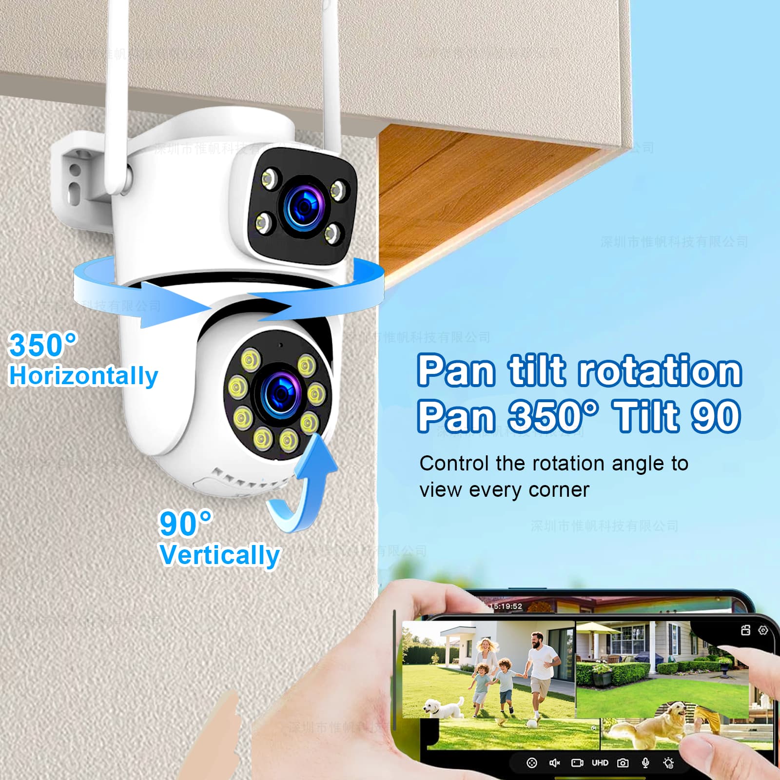 كاميرا IP خارجية من تويا بدقة  - مراجعة Home Security Google Camera وسعره