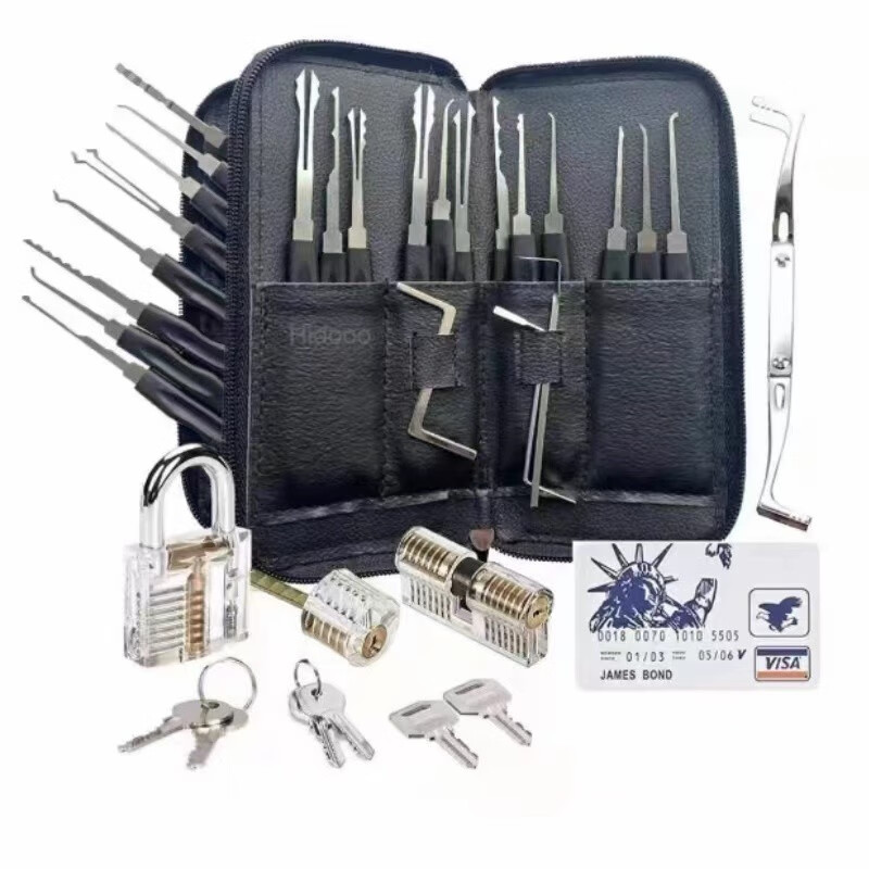 طقم احترافي لفتح الأقفال، قفل  - مراجعة Lock Picking Set وسعره
