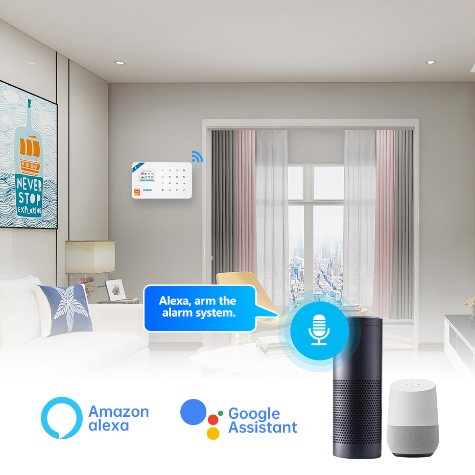 KERUI نظام إنذار أمان عدة W184 - مراجعة Home Security Deals وسعره