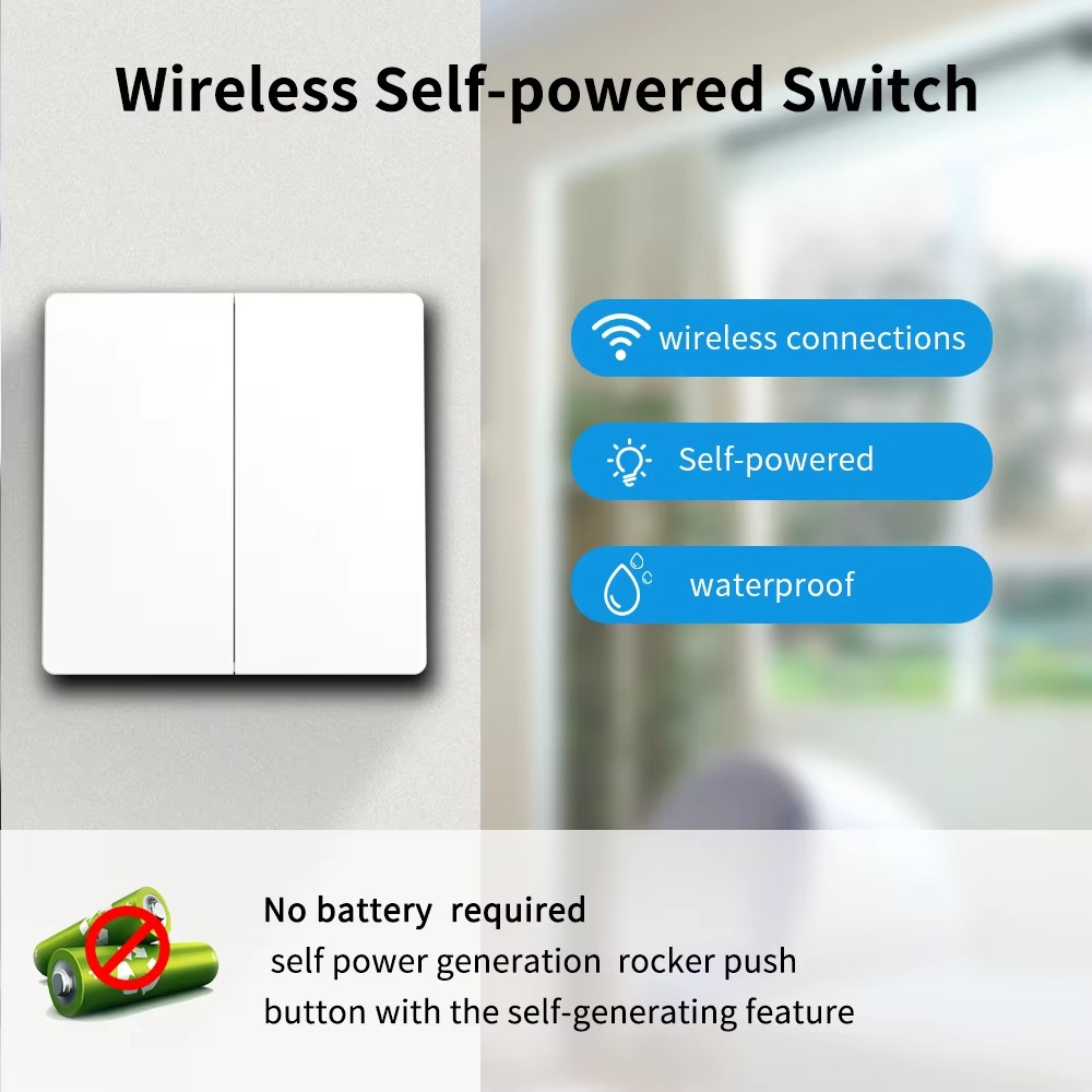 مفتاح إضاءة لاسلكي ذاتي الطاقة - مراجعة Home Security Battery وسعره