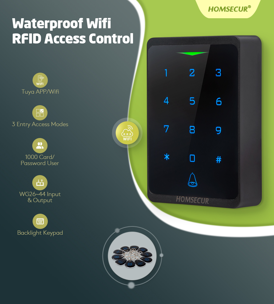 نظام التحكم بالوصول عبر واي فا - مراجعة Home Security Key Fob وسعره