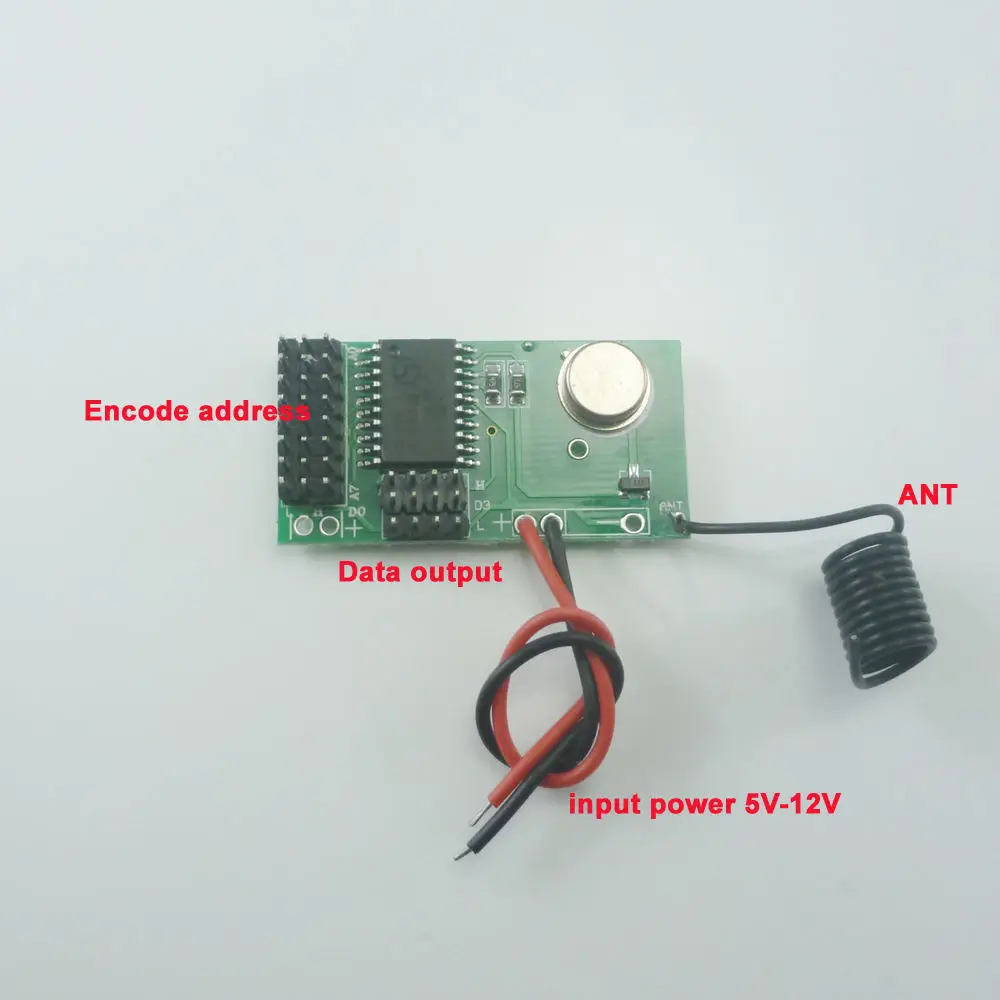 تيار مستمر 5 فولت 12 فولت 4 CH - مراجعة Home Security Key Fob وسعره